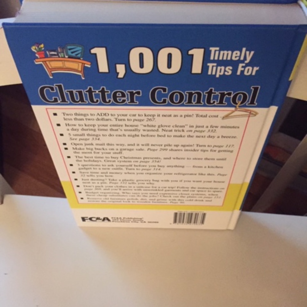 1001 Timely Tips For Clutter Control - Picture 2 of 2